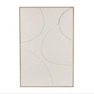 Modern White Abstract Wall Art